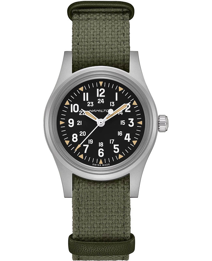 Часы Hamilton Khaki Field H69399930 — мужские, черный