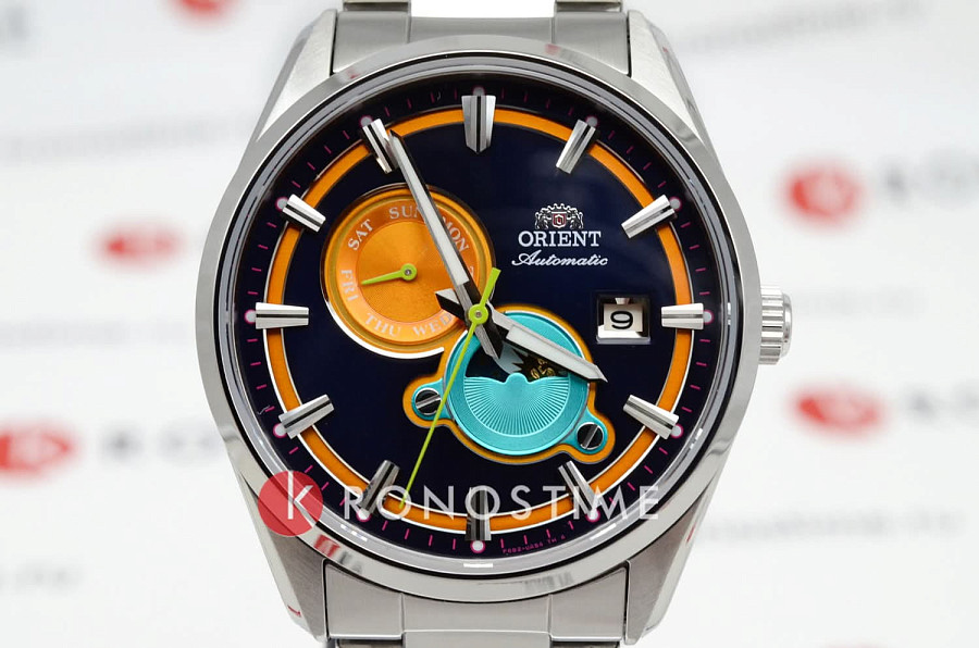 Часы Orient Stretto Sun & Moon RA-AK0316L — Япония, механические