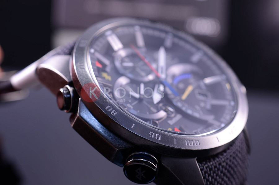 Часы Casio Edifice EQB-501TRC-1A — мужские, тканевый
