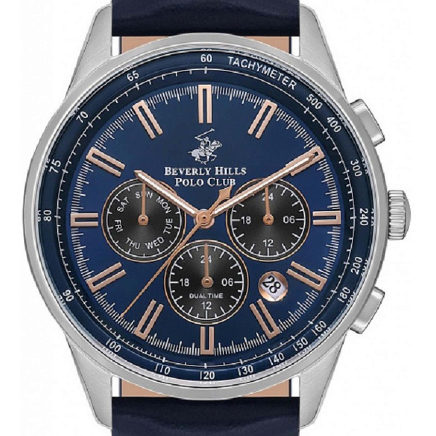 Часы Beverly Hills Polo Club BP3550X.399 — кварцевые, металл сталь
