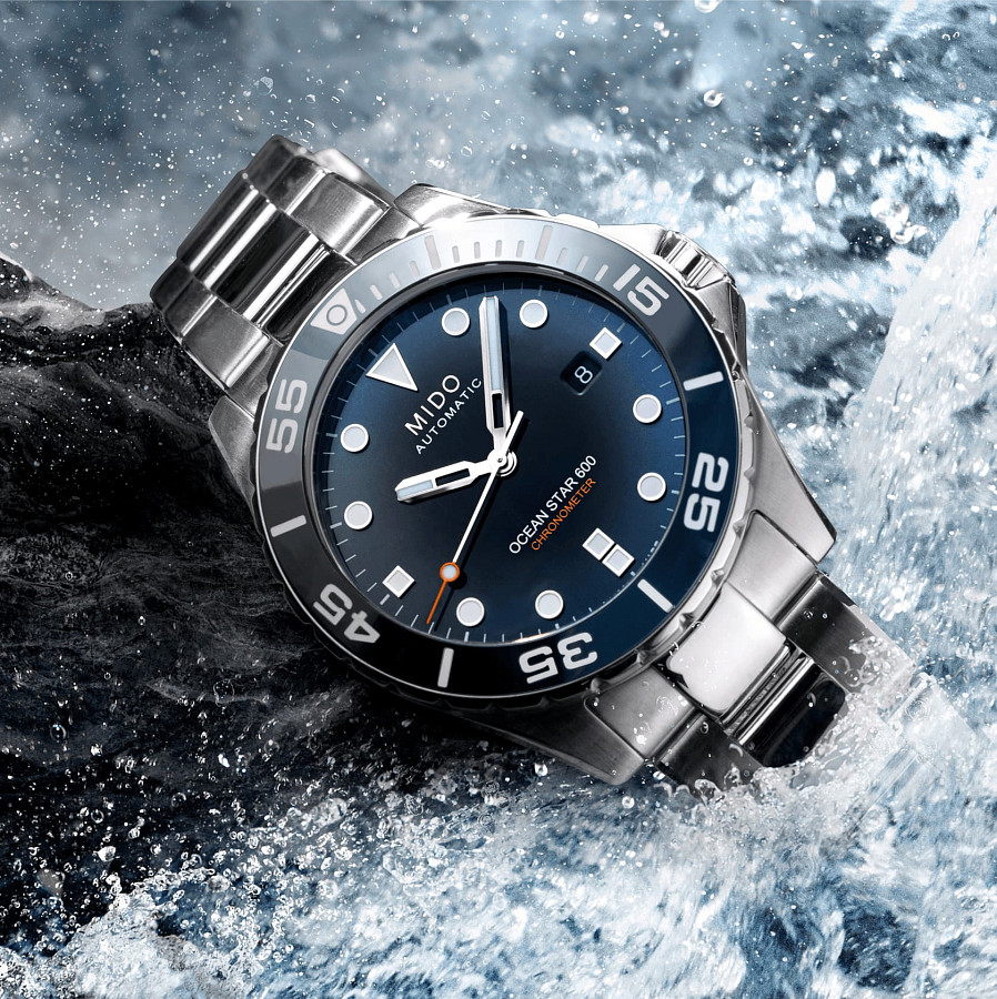 Часы Mido Ocean Star 600 Chronometer M026.608.11.041.01 — Швейцария, механические