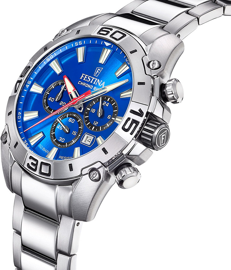 Часы Festina Chrono Bike F20543/2 — сталь металл, Испания