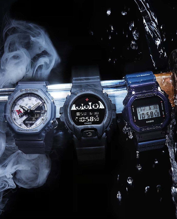 Часы Casio G-Shock DW-5600NNJ-2 — мужские, серый