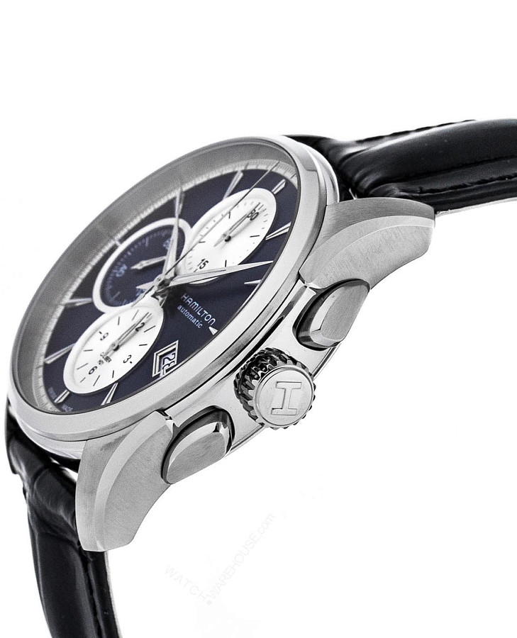 Часы Hamilton Jazzmaster Auto Chrono H32596741 — кожаный, мужские
