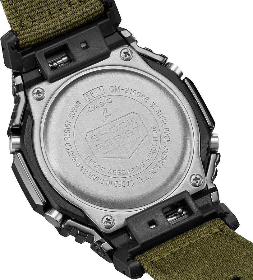 Часы Casio G-Shock GM-2100CB-3ADR (GM-2100CB-3AER) — сталь металл, Япония