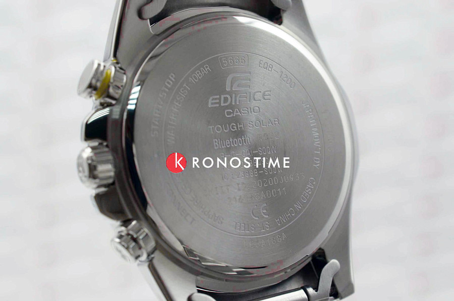 Часы Casio Edifice EQB-1200D-2AER — кварцевые, Япония, мужские