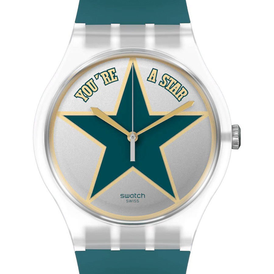 Часы Swatch New Gent Biosourced SO29Z119 — пластик, Швейцария