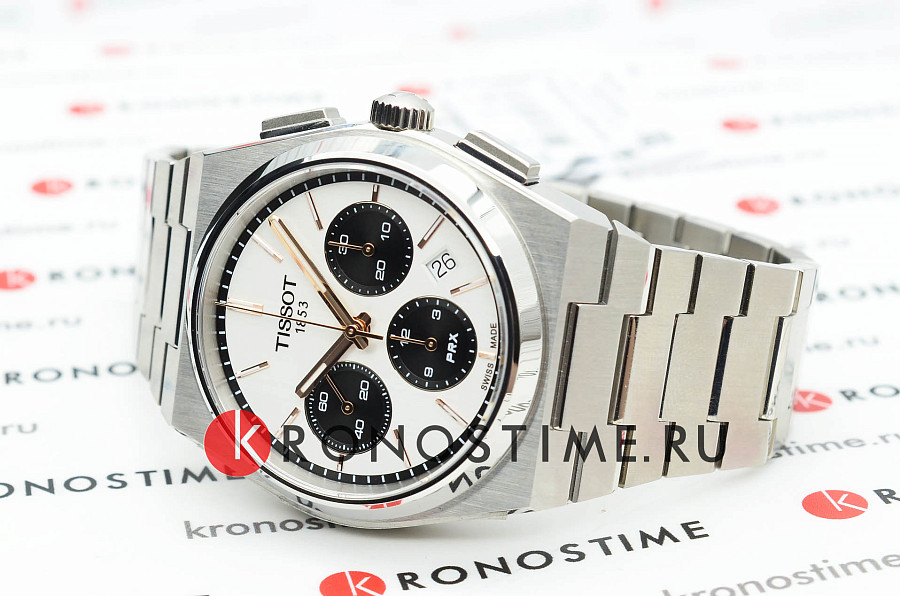 Часы Tissot PRX Automatic Chronograph T137.427.11.011.00 — артикул T1374271101100, мужские