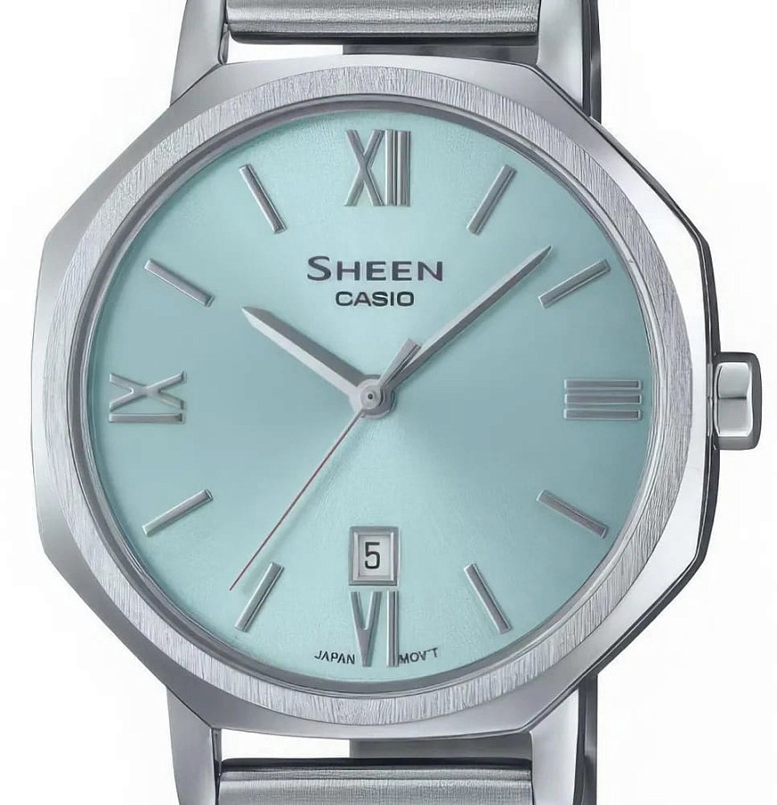 Часы Casio Sheen SHE-4554D-2A — кварцевые, металл сталь
