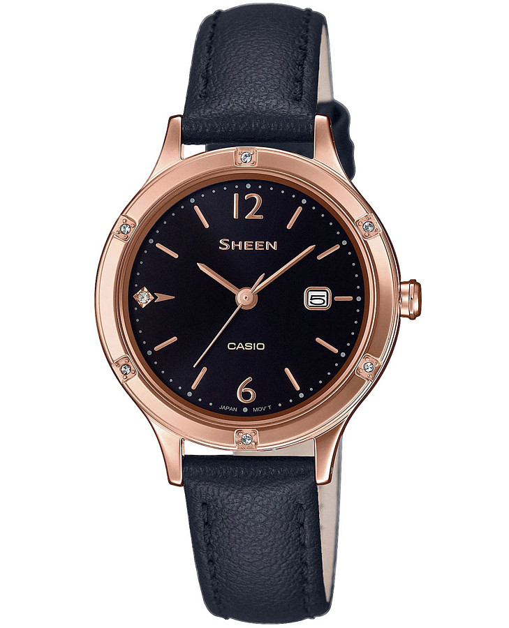 Часы Casio Sheen SHE-4533PGL-1AUER — женские, черный