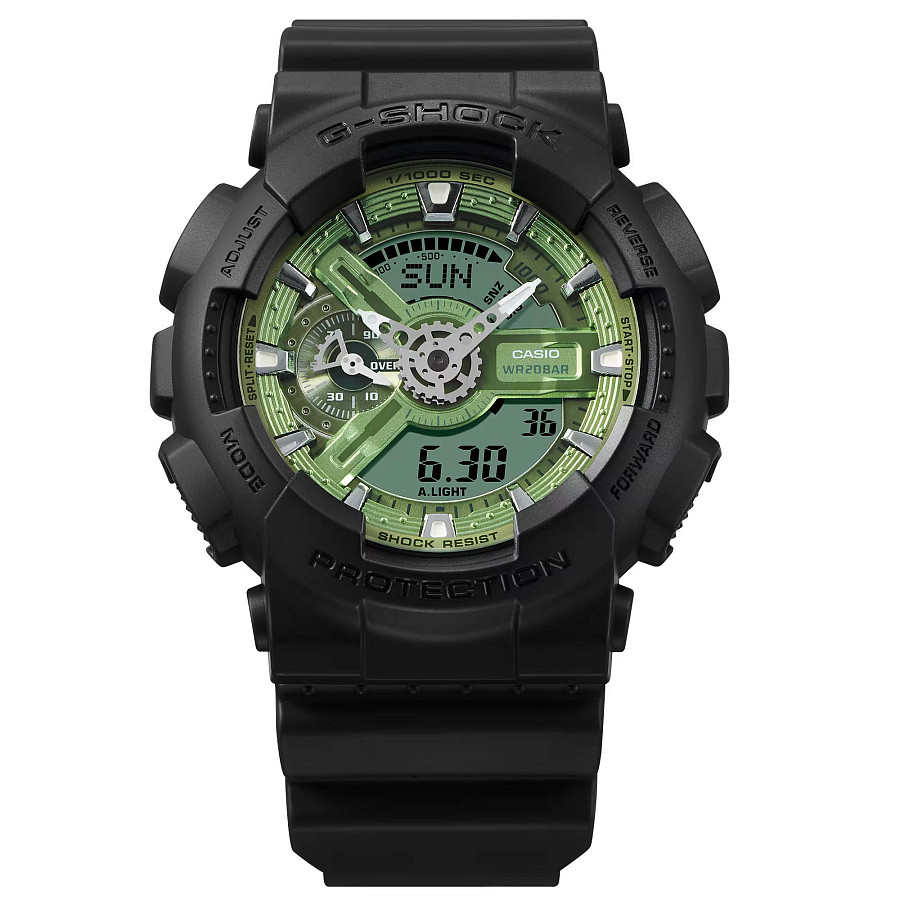 Часы Casio G-Shock GA-110CD-1A3DR (GA-110CD-1A3) — пластик, мужские