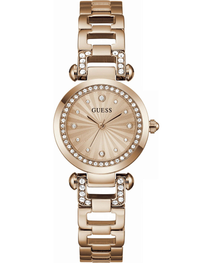 Часы Guess Bejeweled GW0869L7 — женские, шампань