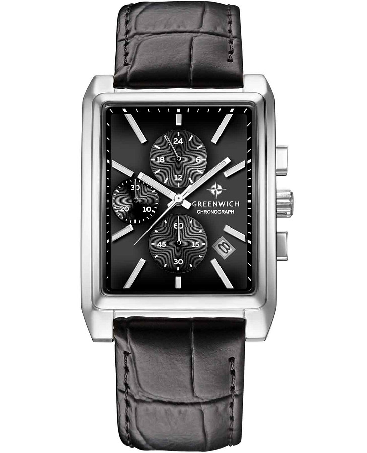 Часы Greenwich Galeon Chrono GW 553.11.11 — мужские, черный