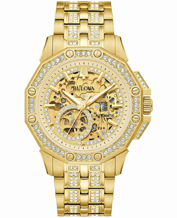 Часы Bulova Octava 98A292 — мужские, золотой