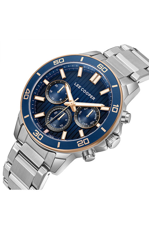 Часы Lee Cooper LC08106.390 — кварцевые, металл сталь