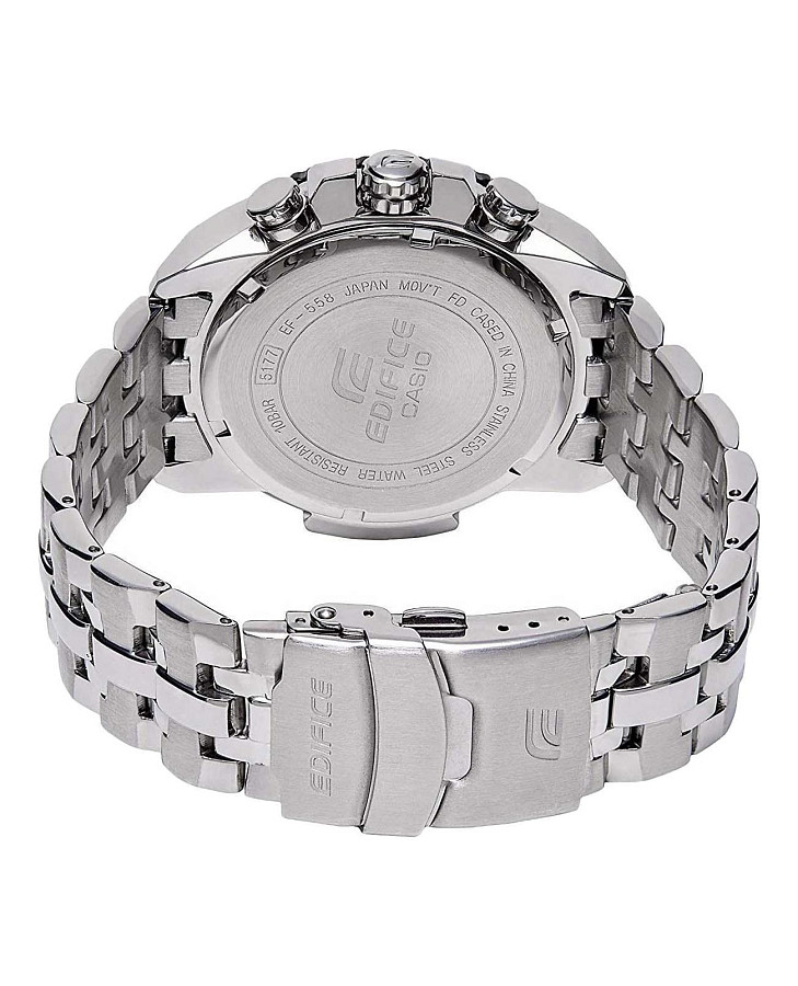 Часы Casio Edifice EF-558D-1A — металл сталь, Япония
