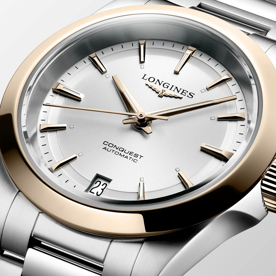 Часы Longines Conquest L3.430.5.72.6 — нержавеющая сталь, женские
