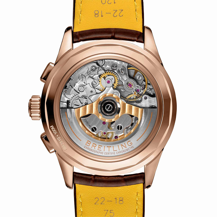 Часы Breitling Premier B25 Datora 42 RB2510371G1P1 — кожаный, мужские