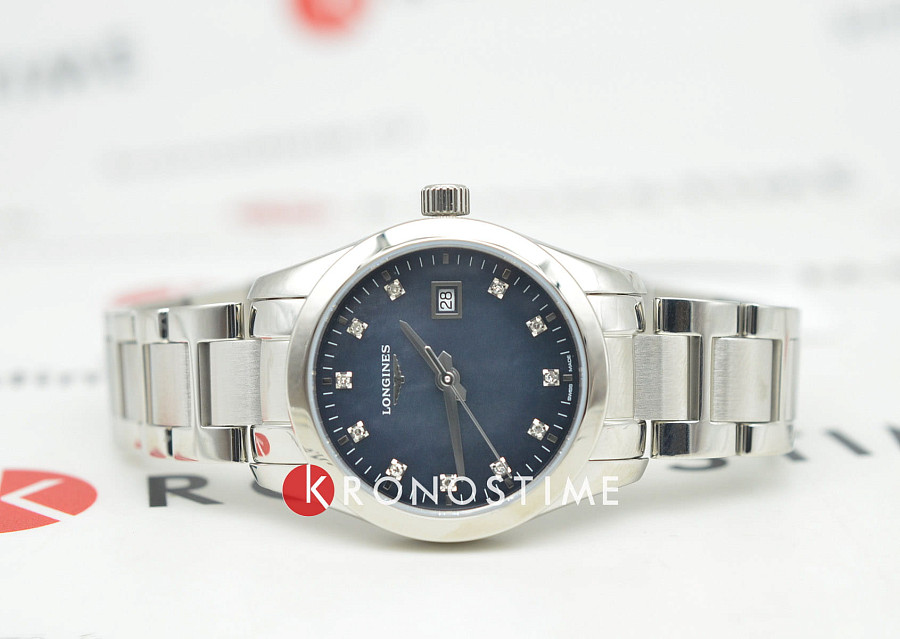 Часы Longines Conquest Classic L2.286.4.88.6 — кварцевые, сталь