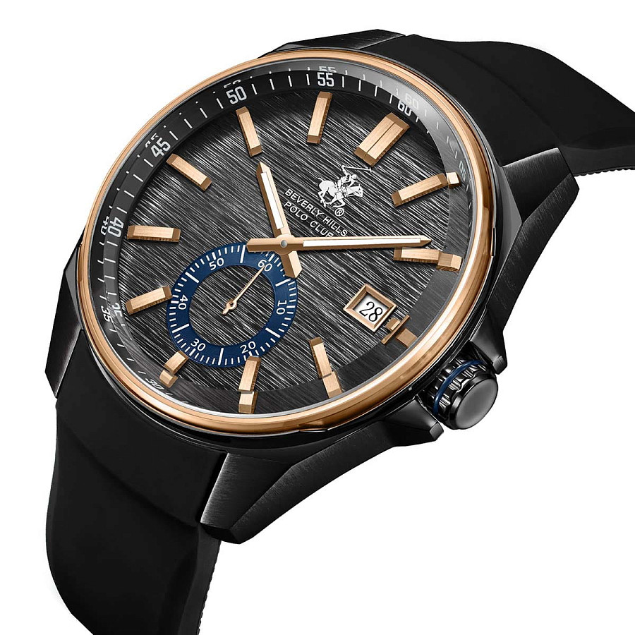 Часы Beverly Hills Polo Club BP3837X.651 — кварцевые, сталь металл