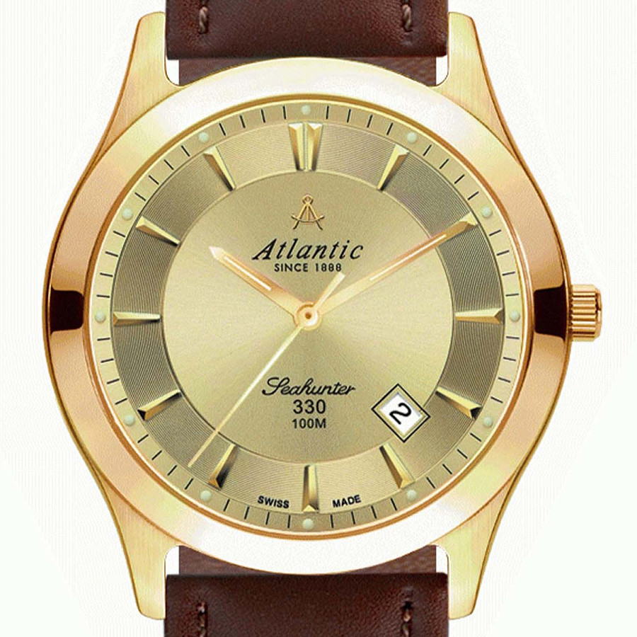 Часы Atlantic Seahunter 71360.45.31 — кварцевые, сталь металл