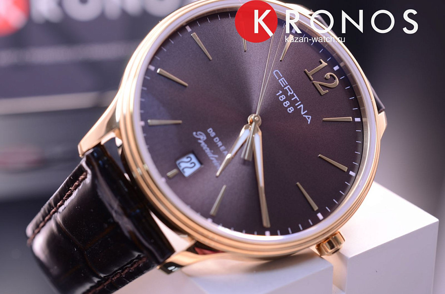 Часы Certina DS Dream 38mm C021.810.36.297.00 — кварцевые, сталь металл