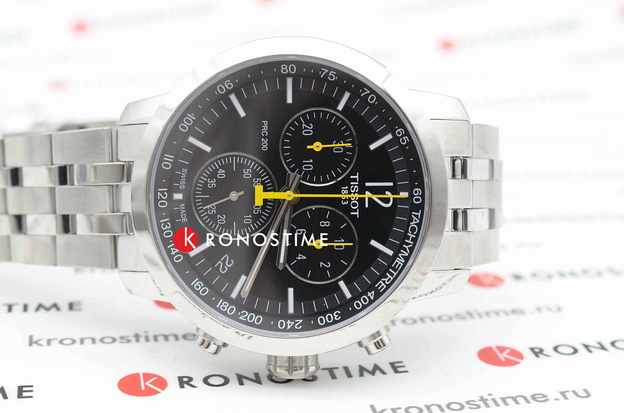 Часы Tissot PRC 200 Chronograph T114.417.11.057.00 — сталь металл, нержавеющая сталь