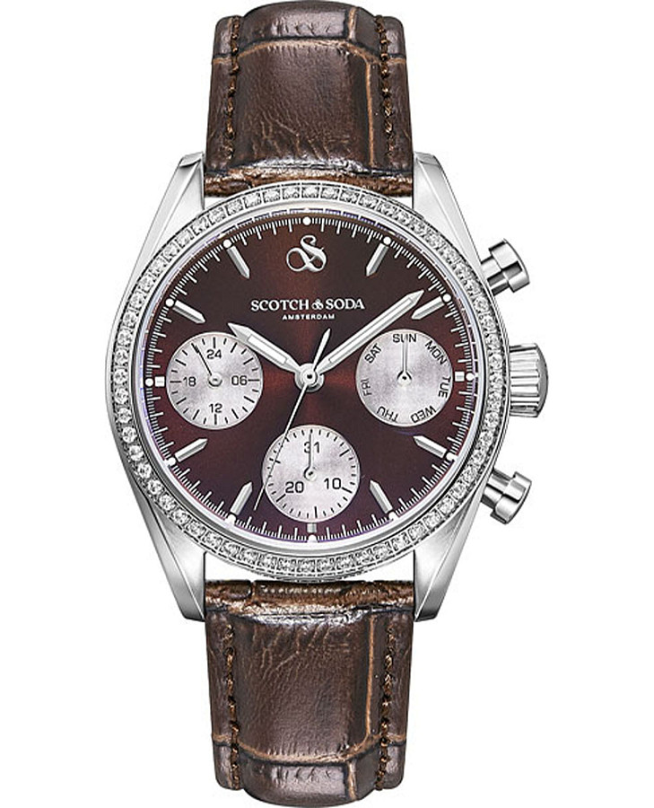 Часы Scotch&Soda SSW.121B — женские, коричневый