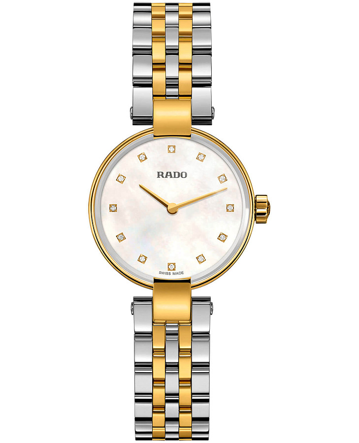 Часы Rado Coupole Diamonds R22887929 — женские, перламутровый