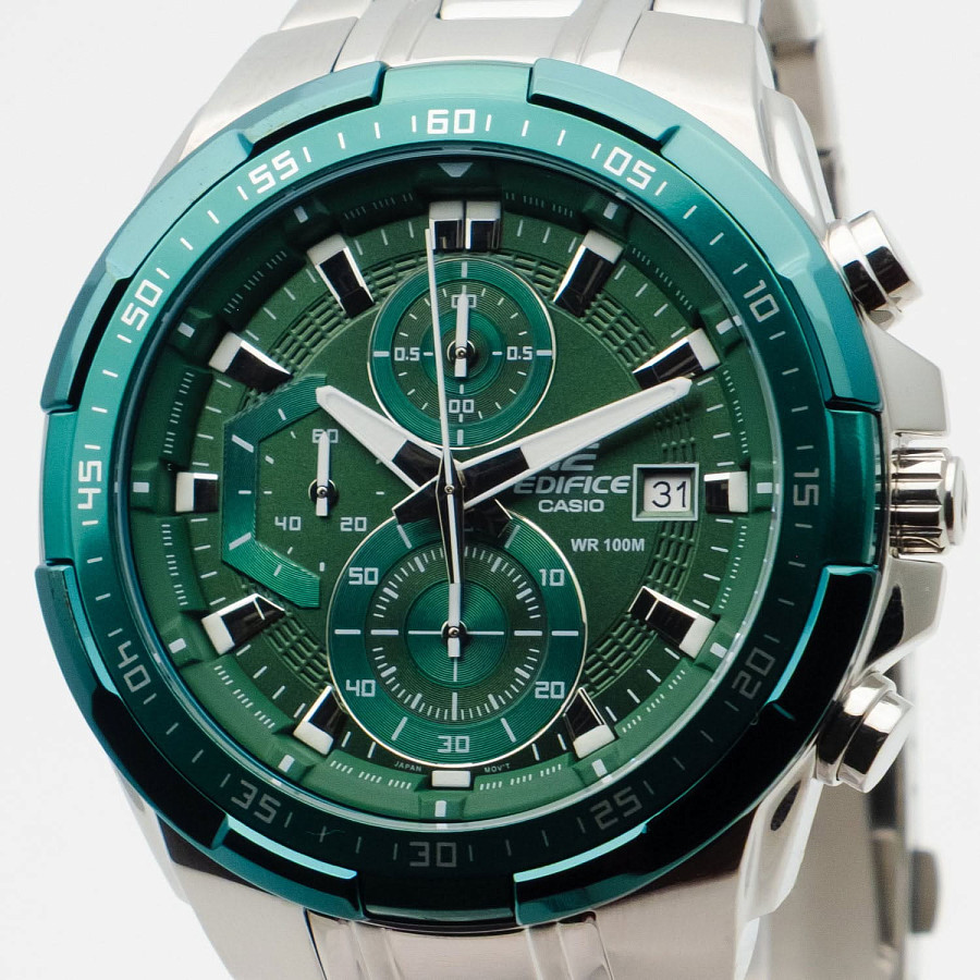 Часы Casio Edifice EFR-539DE-3A — сталь металл, Япония