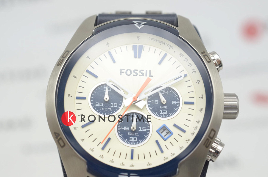 Часы Fossil Bannon CH3051 — кварцевые, металл сталь