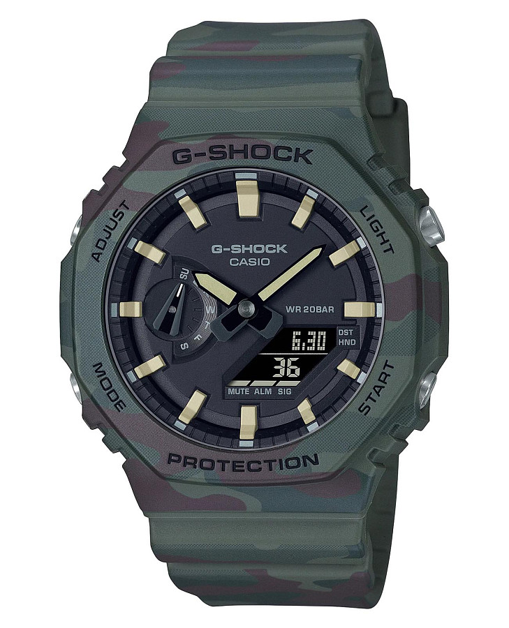 Часы Casio G-Shock GAE-2100WE-3A — электронные, Япония, мужские