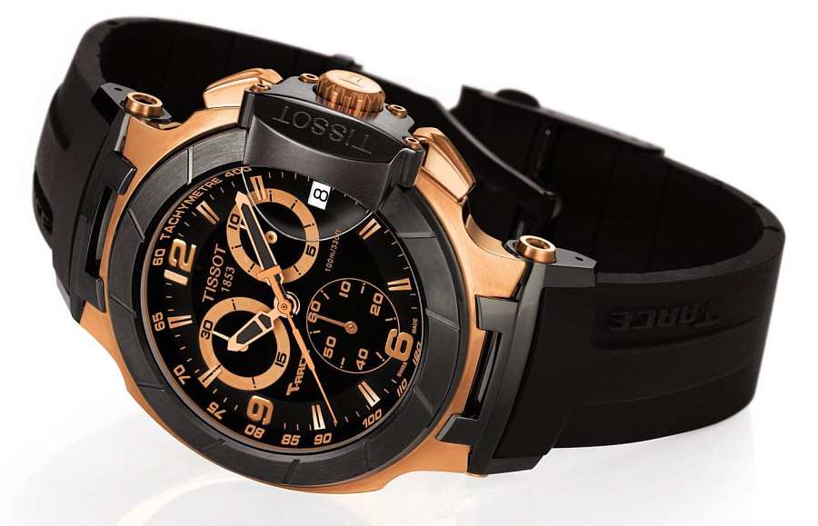 Часы Tissot T-Sport T-Race Quartz Chronograph T048.417.27.057.06 — кварцевые, сталь
