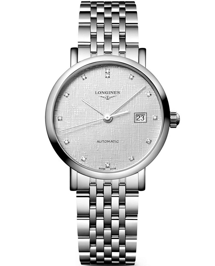 Часы Longines Elegant Collection 29 mm L4.310.4.79.6 — мужские, серый