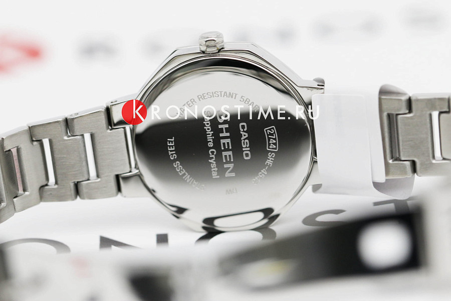 Часы Casio Sheen SHE-4543D-7A — металл сталь, кварцевые