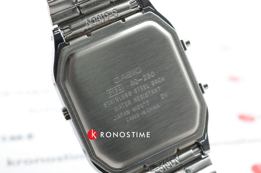 Часы Casio Vintage AQ-230A-1DER — Япония, кварцевые