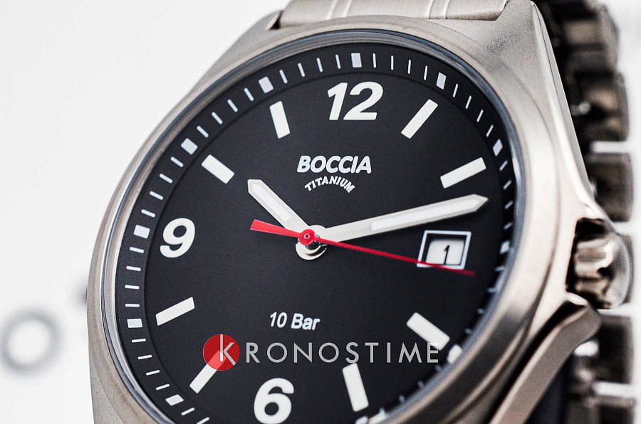 Часы Boccia Titanium 3663-01 — Германия, кварцевые