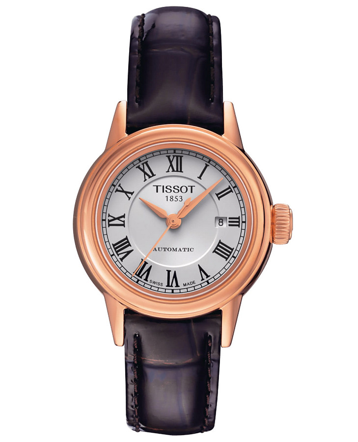 Часы Tissot Carson Automatic Lady T085.207.36.013.00 — женские, белый