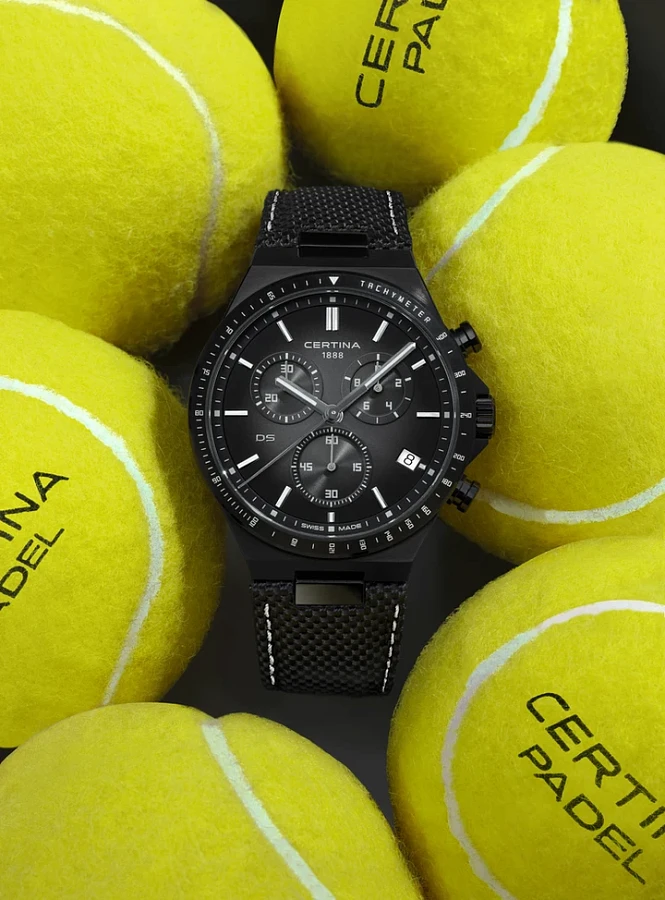 Часы Certina DS-7 Chronograph C043.417.38.081.00 — черный, кварцевые