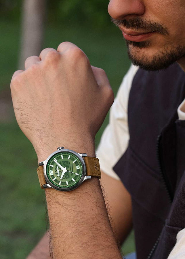 Часы Timberland Driscoll TDWGA0094701 — кварцевые, сталь металл