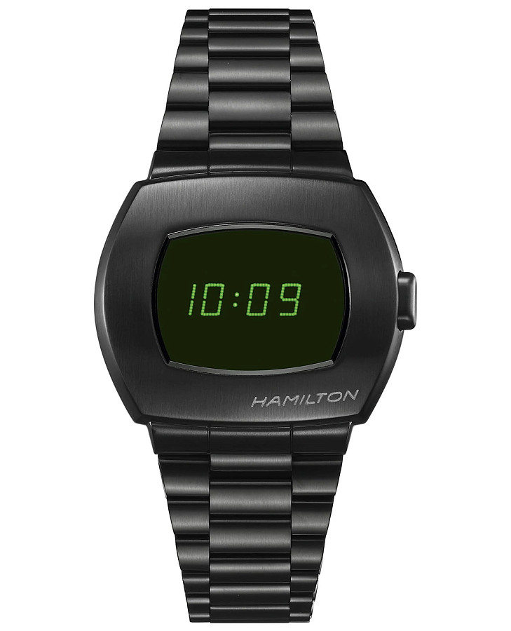 Часы Hamilton American Classic PSR MTX Digital Quartz H52434130 — мужские, зеленый