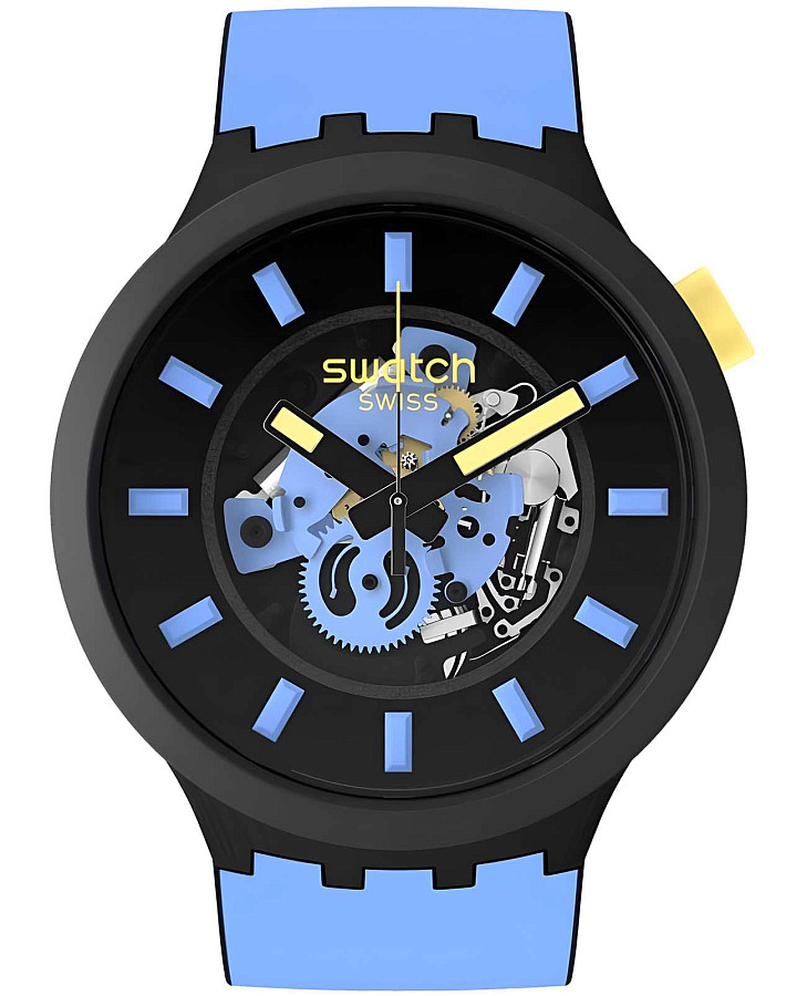 Часы Swatch Big Bold Bioceramic Lacquered SB03B108 — мужские