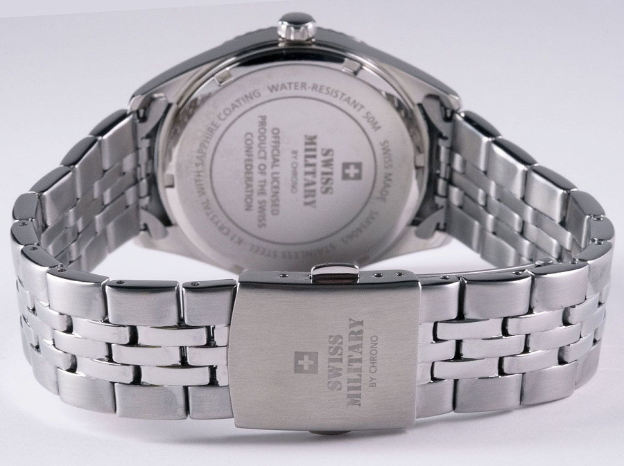 Часы Swiss Military by Chrono SM34065.01 — нержавеющая сталь, мужские