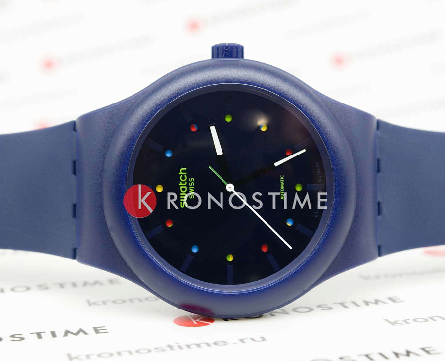 Часы Swatch Sistem51 Biosourced SO30N400 — механические, пластик