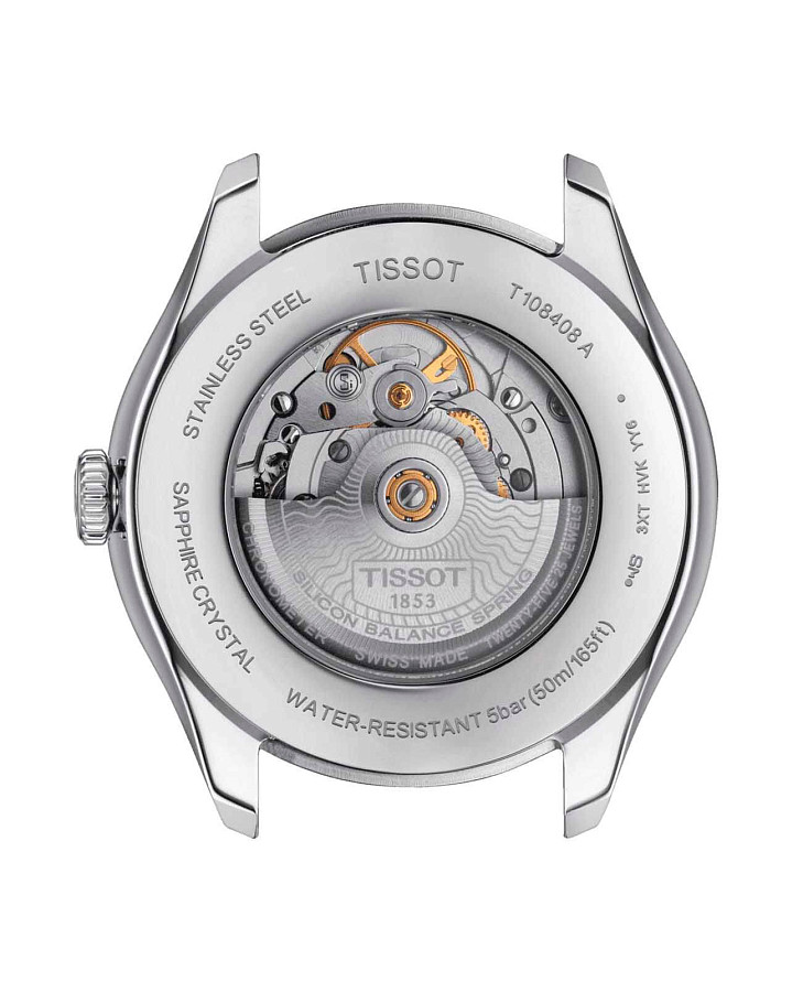 Часы Tissot Ballade Powermatic 80 Silicium T108.408.22.278.01 — сталь металл, Швейцария