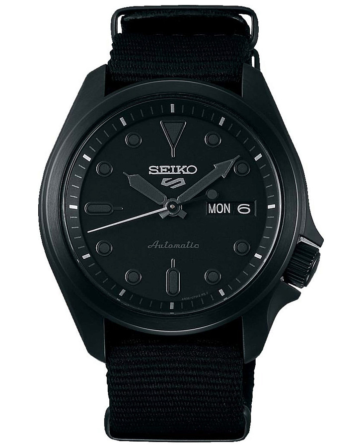 Часы Seiko 5 Sports SRPE69K1S — мужские, черный