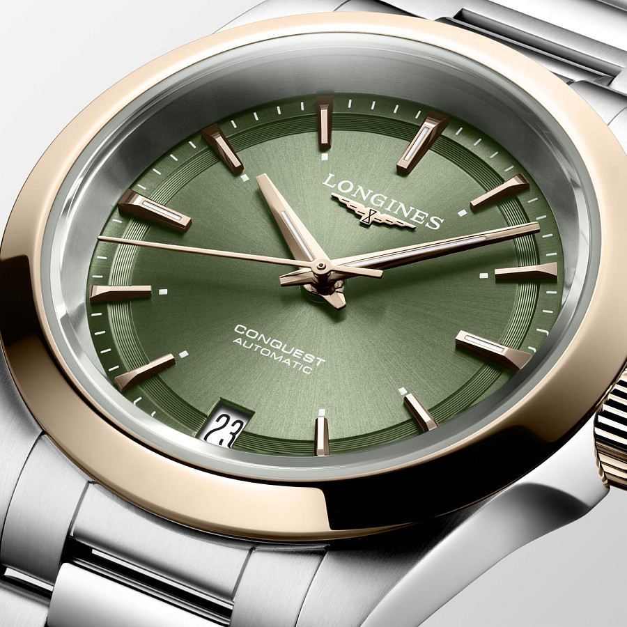 Часы Longines Conquest L3.430.5.02.6 — нержавеющая сталь, женские