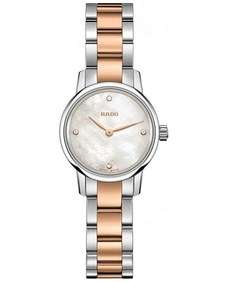 Часы Rado Coupole Classic Diamonds R22890942 — женские, перламутровый