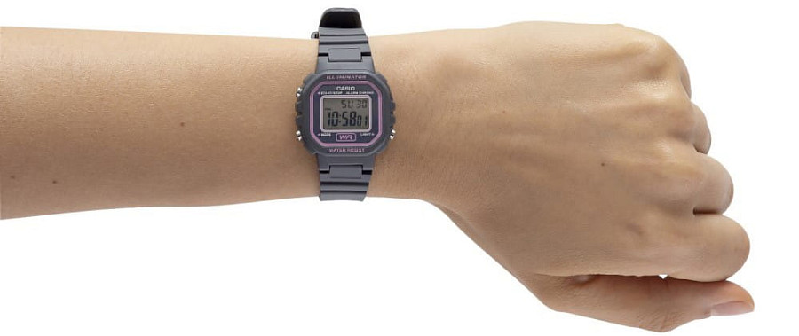 Часы Casio Collection LA-20WH-8ADF (LA-20WH-8A) — кварцевые, пластик