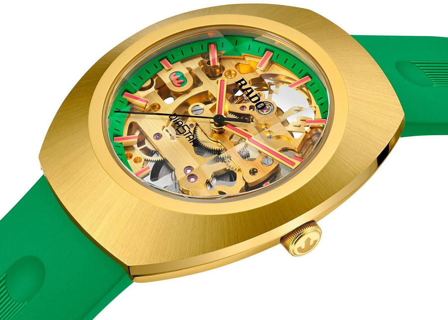 Часы Rado DiaStar Original Skeleton R12166309 — механические, сталь металл